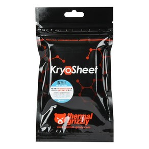 Themal Gizzly KyoSheet 24x12 (0.2mm)(fo Intel Mobile CPUs), 1개