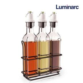 루미낙 사각오일병 500ml x 3p + 와이어홀더 세트, 1세트