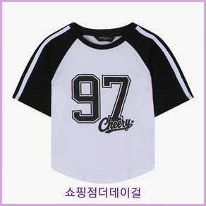 더데이걸 세일@@ 주니어 데일리로 입기좋은 크롭티@@ 주니어 여아 깔끔한 디자인으로 예쁘게 코디할수 있는 티셔츠@@ 힙해 라글란 티셔츠 TGRA24306
