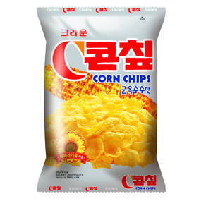 크라운 콘칩(대봉)148g 6개 콘칲 스낵, 148g