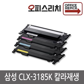 삼성 CLX-3185K 고품질출력 재생토너 CLT-K407S, 1개, 검정