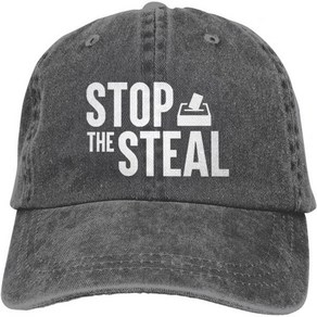 STOP THE STEAL 모자 STS 야구모자 미국 트럼프 데님 모자