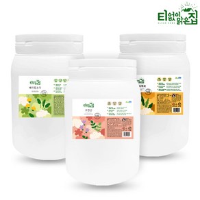 구연산 + 베이킹소다 + 산소계표백제 / 과탄산소다 3종 1-6kg 천연 세제 세탁, 1개