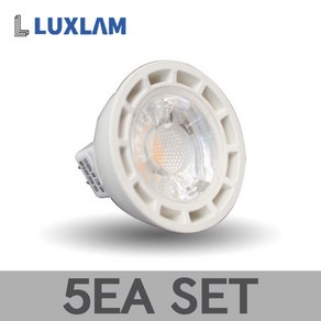 룩스램 LED 할로겐 MR16 COB 8W 세트, 주광색, 5개