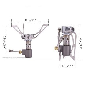 BRS 야외 스토브 야외 화구 휴대용 미니 티타늄 화로 포켓 피크닉 Bs-3000t, 한개옵션1, 01 one size