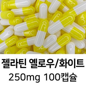 젤라틴 공캡슐 100캡슐 - 식약처허가 BSE프리 FDA 할랄 코셔 ISO등 인증제품