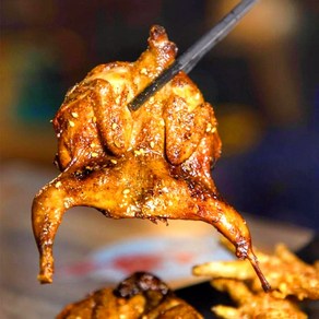 (배터짐) 해썹 양념 메추리고기 메추리 (일요일&당일발송), 750g, 2개