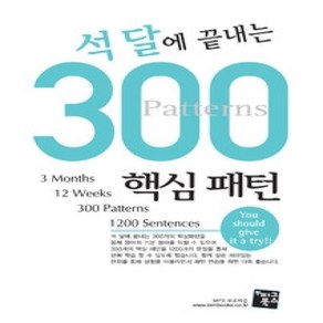 [개똥이네][중고-상] 석달에 끝내는 300 핵심패턴