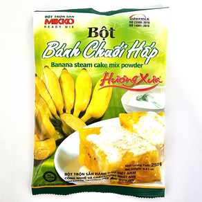 베트남 미코 봇 바나나 스팀 케이크 믹스 mikko Bot banh chuoi hap woldfood, 250g, 1개