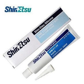 신에츠 KE45 RTV 실리콘 접착제 KE45 전기 절연 카트리지 투명 100g, KE45 투명 300ml, 1개