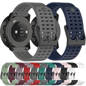 Suunto9 피크 프로용 실리콘 밴드 Suunto 버티컬 스포츠 스트랩 Suunto5 스마트워치 시계 팔찌 액세서리