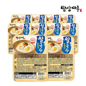 [밥상마루] 속편한 쌀국수 3종 10팩 (멸치맛/김치맛/얼큰한맛), 10개, 92g