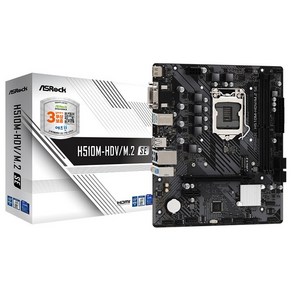 [ASRock] H510M-HDV/M.2 SE 에즈윈 (인텔H470/M-ATX)