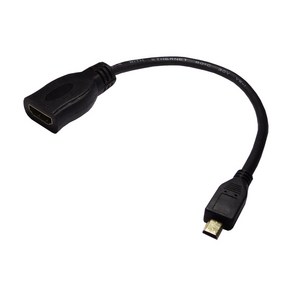 인네트 HDMI 암 TO MICRO HDMI 수 15Cm 젠더 IN-HM015, 1개, 150mm