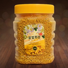 국산 꿀벌 벌화분(건조) 500g 1kg 먹는 꽃가루 화분, 1개