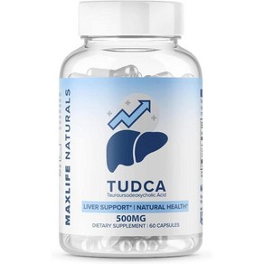 Maxlife Tudca 보충제 500mg 60캡슐