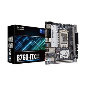 미니 itx 마더보드 B760ITX-B4 LGA1700 12 세대 13 세대 Coei3 Coei5 Coei7 시리즈 프로세서 B760i itx 메인보드 2 DDR4 B760, 1개