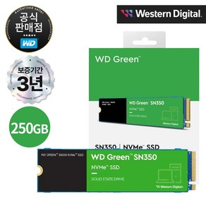 WD GREEN SN350 M.2 NVMe SSD, 250GB