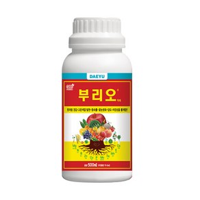 대유 부리오 500ml 액제 - 인산가리 웃자람억제 꽃눈분화 고운색발현 당도 비료, 1개