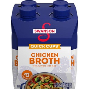 스완슨 한컵씩 개별포장된 사용하기 편한 치킨육수 Swanson 236ml 4개입 2팩, 2개