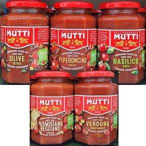 MUTTI 무띠 토마토 소스 400g / 5종 택1 (올리브 페퍼론치노 바질 파마산 베지터블) / 이탈리아, 1개