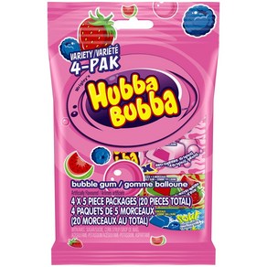 Hubba Bubba Bubblegum Vaiety 4 PAK {Impoted fom Can Hubba Bubba Bubblegum 버라이어티 4 PAK {캐나다 수입, 1개, 41.96g