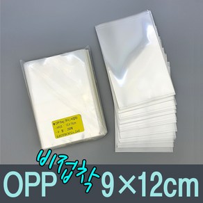 지오팩 OPP봉투 비접착식 투명 비닐포장봉투, OPP비접착 9x12(200매)