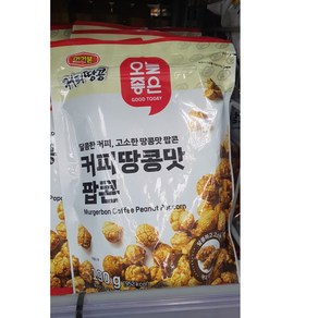 오늘좋은 머거본 커피땅콩맛팝콘190g X 2개