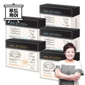 [KT알파쇼핑]빅마마 이혜정 다시팩 멸치 150g 3박스 + 꽃게 150g 2박스, 해물다시팩멸치150g3박스+꽃게다시팩150g2박스