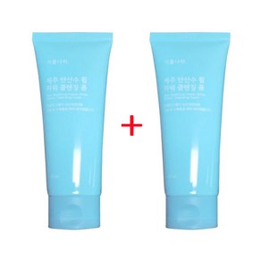 식물나라 제주탄산수 파워휩 클렌징폼 150mL+150ml, 150ml, 2개