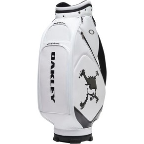 오클리 SKULL 골프카트백 골프 캐디 백 17.0 FW white, SKULL GOLF BAG 170 FW white