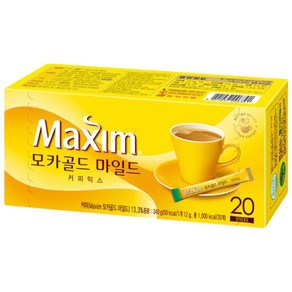 [체리쥬니] 동서 맥심 모카골드 커피믹스 20T_ 20250403_EF, 12g, 1개, 20개