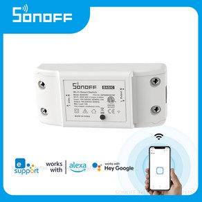 SONOFF R2 DIY 홈 인터럽터 작동 홈과 리모컨 구글 BASIC 알렉사 스마트 EWELINK 제어 와이파이, 1개