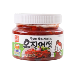 바이오로지스_반찬단지 오징어젓, 500g, 2개