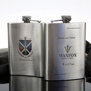 MAXFOX 크레스트(Cest) 에디션 힙플라스크 8oz_237ml, 크레스트 에디션, 1개