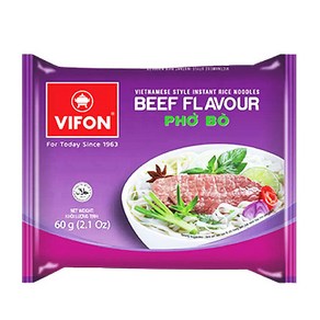 비폰 퍼보 베트남 쌀국수 소고기향 60g/PHO BO/즉석면, 60g, 1개