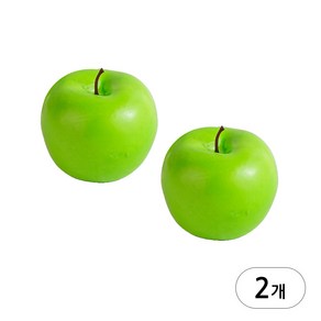 [엠디자인] 청사과 모형 2개-풋 청 과일 음식 모조 인조