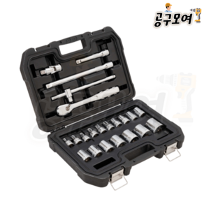 디월트 DWMT19241 1/2 드라이브 소켓 세트 22PCS (Metric)