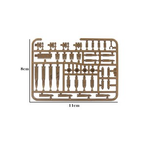 포탄 밀리터리소품 미꾸지꾸moc, 1개