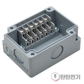 FIBOX 플라스틱 핀박스 FI-6 PIN(Blue)-N 터미널 조인트 단자 제어 박스, 1개