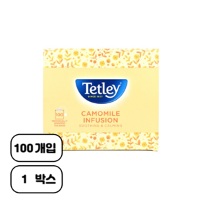 테틀리 카모마일 티백, 1.3g, 100개입, 1개