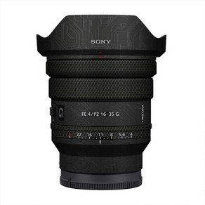 렌즈 스킨 소니호환 FE PZ 16-35mm F4 G 데칼 스티커 보호 필름 스크래치 방지 보호대 코트 SELP1635G 16-35 F4G, 8) 8 Cicuit Black, 1개