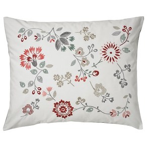 이케아 HEDBLOMSTER 헤드블롬스테르 쿠션 50x60cm 면100% 베개, 803.687.49, 1개