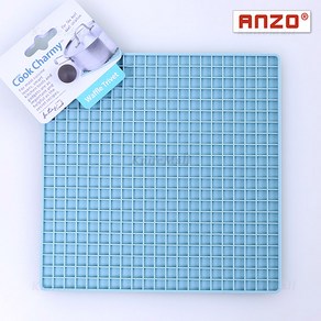 Anzo 안조 실리콘 벌집 냄비받침(사각) - 대 178mm, 사각 대(178mm), 1개