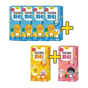 (냉장) 서울우유 치즈큐빅파티 3종 플레인 4개 + 어니언 1개 + 매콤달콤 1개 (87g 총6개), 87g