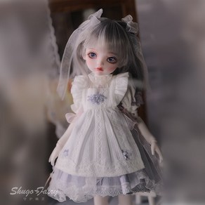 구체관절인형 30cm 메이크업 풀세트 드레스 공주 1/6 BJD USD Doll 26cm Jin