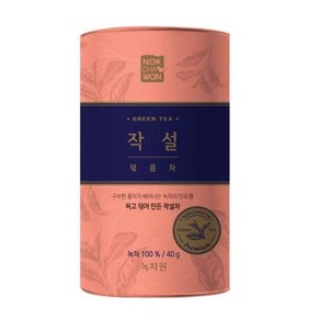 녹차원 작설덖음차, 40g, 1개입, 1개