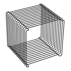 철제 테이블 정리대 장식장 소형 사각 거실 테라스 카페 사이드 25cm, 10.블랙 25x25x25, 1개