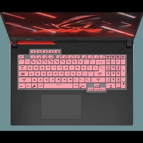 노트북 키보드 커버 스킨 ASUS ROG Stix G17 G713 G713QE G713QR G713RC G713RM G713PV G713RW G713QC G713QY G713PI, [06] Pink