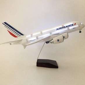 에어프랑스 AIR FRANCE 에어버스380 여객기 다이캐스트 1:160라이트 휠 포함, 에어프랑스 380, 1개